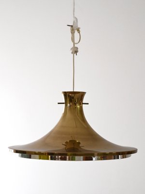 Vintage Golden Pendant Lamp, 1960s-QWP-2042866