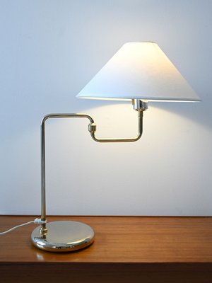 Vintage Golden Table Lamp, 1970s-QWP-2035547