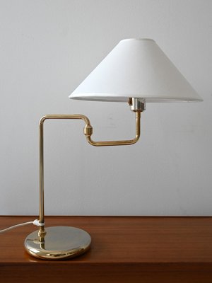 Vintage Golden Table Lamp, 1970s-QWP-2035547