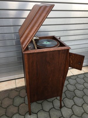 Vintage Gramophone in a Cabinet by Jupiter Mark Bevete, 1920s-WQQ-620014