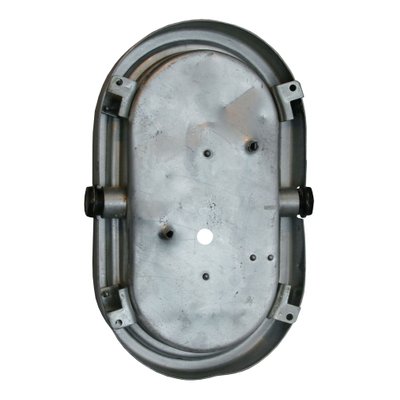 Vintage Gray Industrial Metal Sconces in Frosted Glass-BLS-1178042