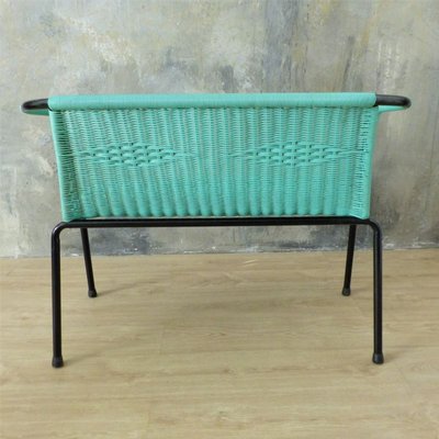 Vintage Green Bench & Chairs, 1960s, Set of 3-WK-748908