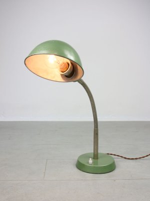 Vintage Green Gooseneck Table Lamp-HGJ-1299521