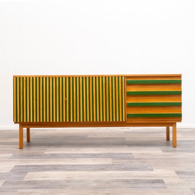 Vintage Green Lacquered Sideboard, 1960s-BIG-2016085