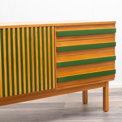 Vintage Green Lacquered Sideboard, 1960s-BIG-2016085