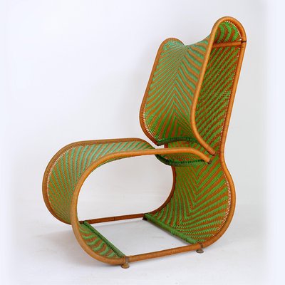 Vintage Green Lounge Chair-NYF-2019007