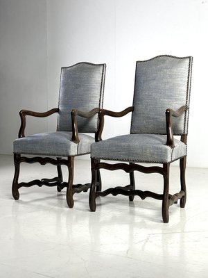 Vintage Grey Dining Chairs, Set of 8-OXF-1776469