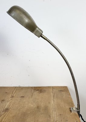 Vintage Grey Italian Gooseneck Table Lamp from GCME, 1950s-CGF-2043851