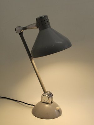 Vintage Grey Table Lamp from Jumo, 1950s-SY-1747328