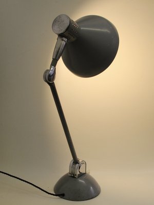 Vintage Grey Table Lamp from Jumo, 1950s-SY-1747328