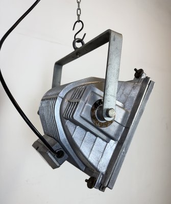 Vintage Grey Theater Spotlight with Glass Cover from Elektrosvit, 1980s-CGF-2043837