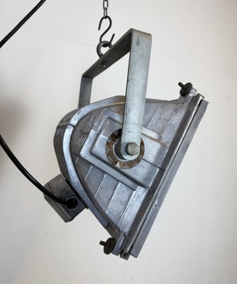 Vintage Grey Theater Spotlight with Glass Cover from Elektrosvit, 1980s-CGF-2043837