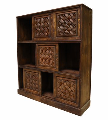 Vintage Hand Carved Bookshelf, 1990s-UZN-1442158