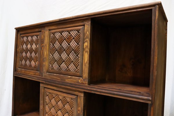 Vintage Hand Carved Bookshelf, 1990s-UZN-1442158