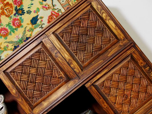 Vintage Hand Carved Bookshelf, 1990s-UZN-1442158