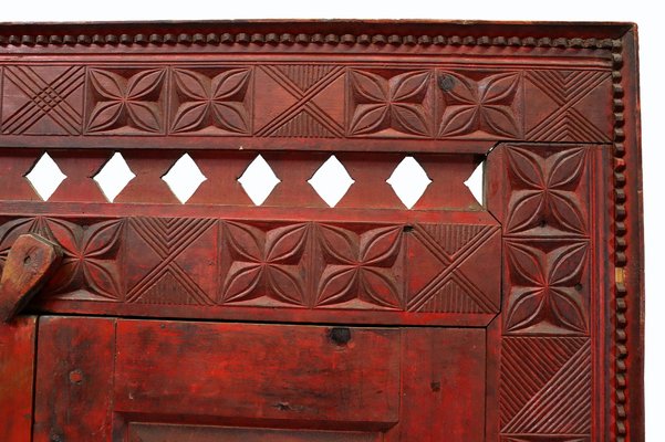 Vintage Hand Carved Cabinet, 1930s-UZN-1420627