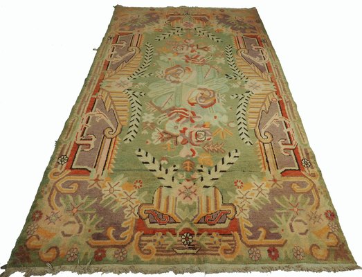 Vintage Hand Knoted Khotan Samarkand Rug, 1920s-UZN-1398466