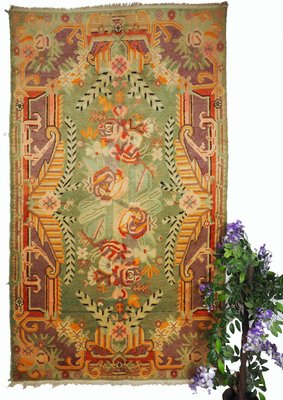 Vintage Hand Knoted Khotan Samarkand Rug, 1920s-UZN-1398466