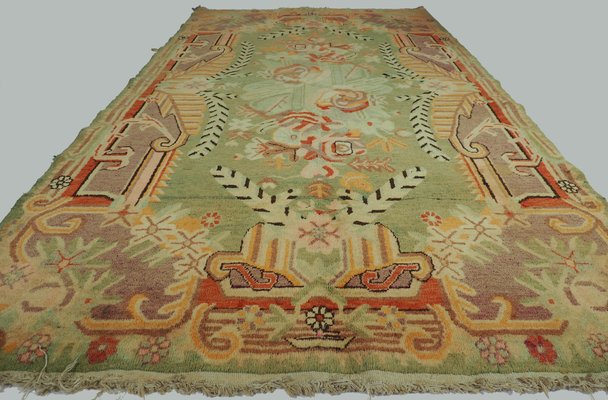 Vintage Hand Knoted Khotan Samarkand Rug, 1920s-UZN-1398466