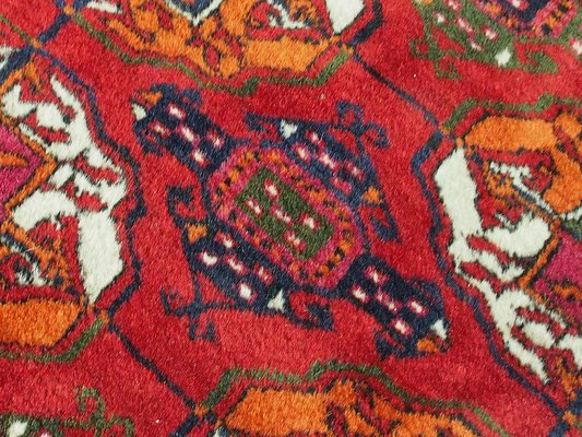 Vintage Hand-Knotted Bukhara Tekke Turkmen Rug, 1950s-UZN-1393440