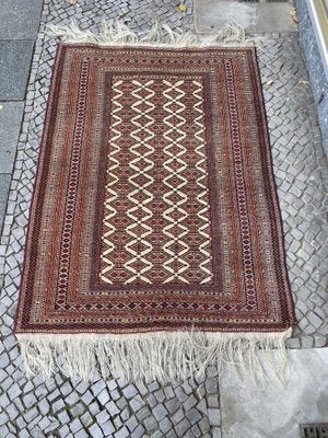 Vintage Hand-Knotted Rug, Turkmenistan-CZ-1725243