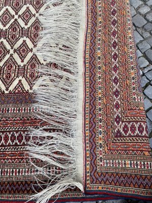 Vintage Hand-Knotted Rug, Turkmenistan-CZ-1725243