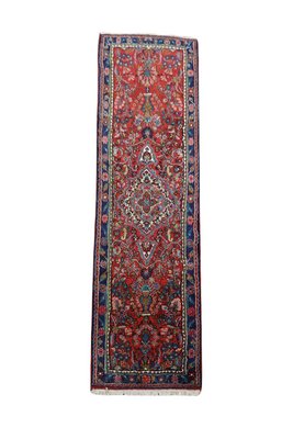 Vintage Hand Knotted Runner Rug-HPP-1746763