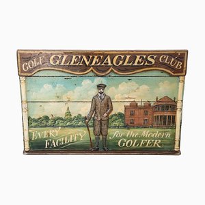 Vintage Hand-Painted Golf Club Sign on Wood, 1920s-DCO-1352055