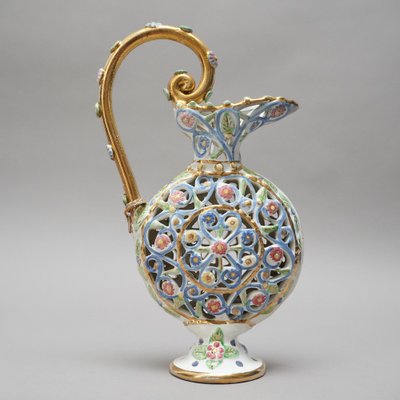 Vintage Handle Jug from Guerrieri Murano Krug, 1950s-RST-1369594