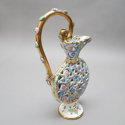 Vintage Handle Jug from Guerrieri Murano Krug, 1950s-RST-1369594