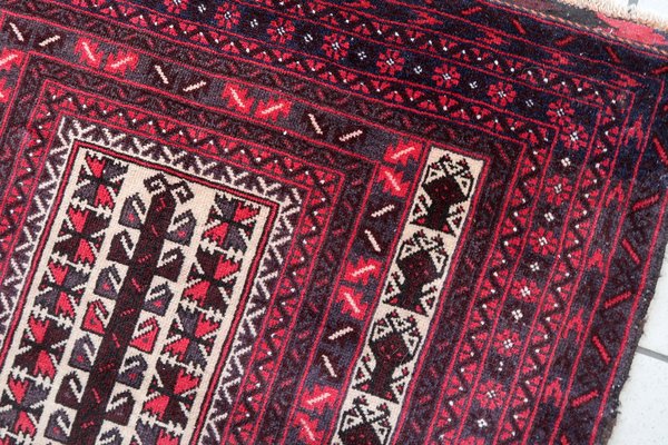 Vintage Handmade Afghan Baluch Prayer Rug, 1960s-JZV-1725696