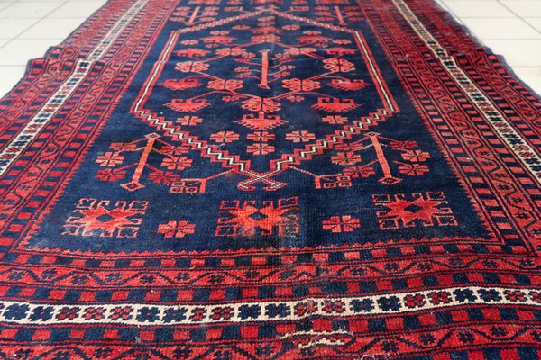 Vintage Handmade Caucasian Karabagh Rug, 1940s-JZV-1735203