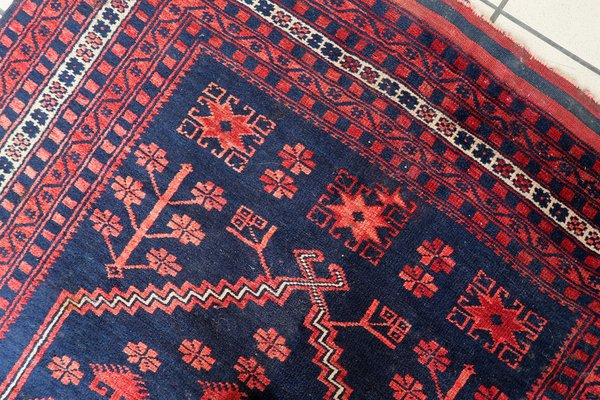 Vintage Handmade Caucasian Karabagh Rug, 1940s-JZV-1735203