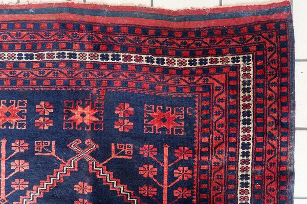 Vintage Handmade Caucasian Karabagh Rug, 1940s-JZV-1735203