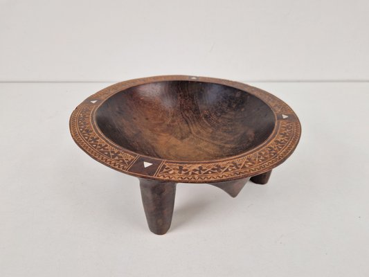 Vintage Handmade Ceremonial Kava Bowl, 1930s-AXJ-2020471