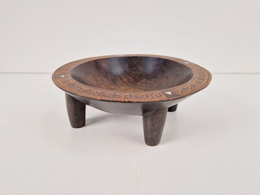 Vintage Handmade Ceremonial Kava Bowl, 1930s-AXJ-2020471