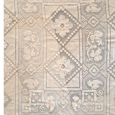 Vintage Handmade Cotton Tablecloth-TCS-1309534