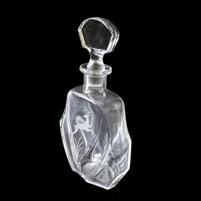 Vintage Handmade Crystal Decanter, Sweden, 1900s-JKV-1787116