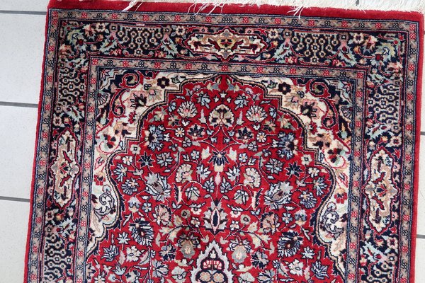 Vintage Handmade Middle Eastern Kashan Runner, 1960s-JZV-1752418