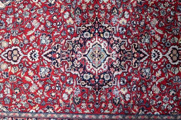 Vintage Handmade Middle Eastern Kashan Runner, 1960s-JZV-1752418