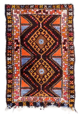 Vintage Handmade Turkish Yastik Rug, 1950s-JZV-1725689