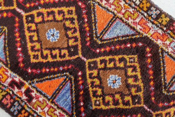 Vintage Handmade Turkish Yastik Rug, 1950s-JZV-1725689