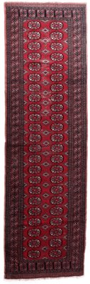 Vintage Handmade Uzbek Bukhara Runner Rug, 1960s-JZV-1735194