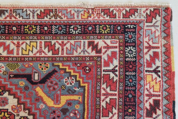 Vintage Handwoven Azerbaijani Rug-AOI-1295397