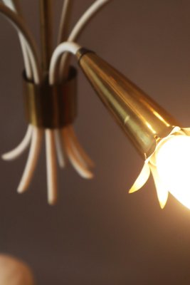 Vintage Hanging Lamp in Brass from Vereinigte Werkstätten, 1950s-ESB-1804047