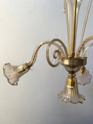 Vintage Hanging Lamp in Murabo Glass from Chapelin Venini, 1930-XQC-1345261