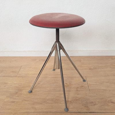 Vintage Height-Adjustable Stool, 1960s-WK-2021429