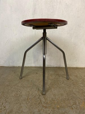 Vintage Height Adjustable Stool-GPQ-1782312