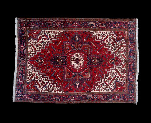 Vintage Heriz Hand-Knotted Rug, 1980s-XKF-2036699