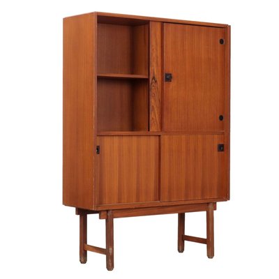 Vintage Highboard in Mahogany & Veneer, Italy, 1960s-VMM-2042327